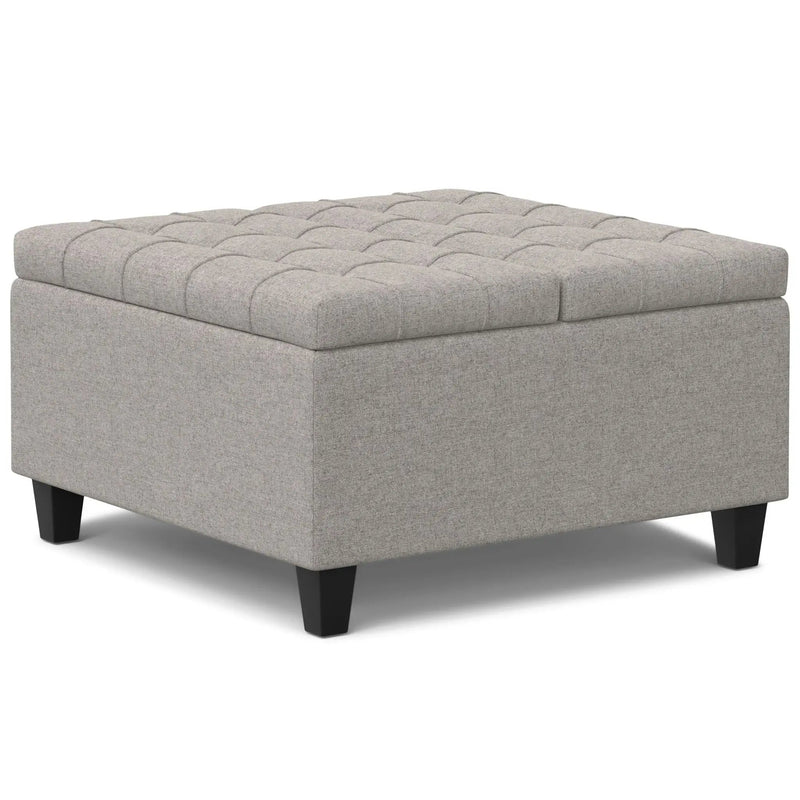 Harrison - Upholstered Coffee Table Storage Ottoman by Unique Piece Furniture