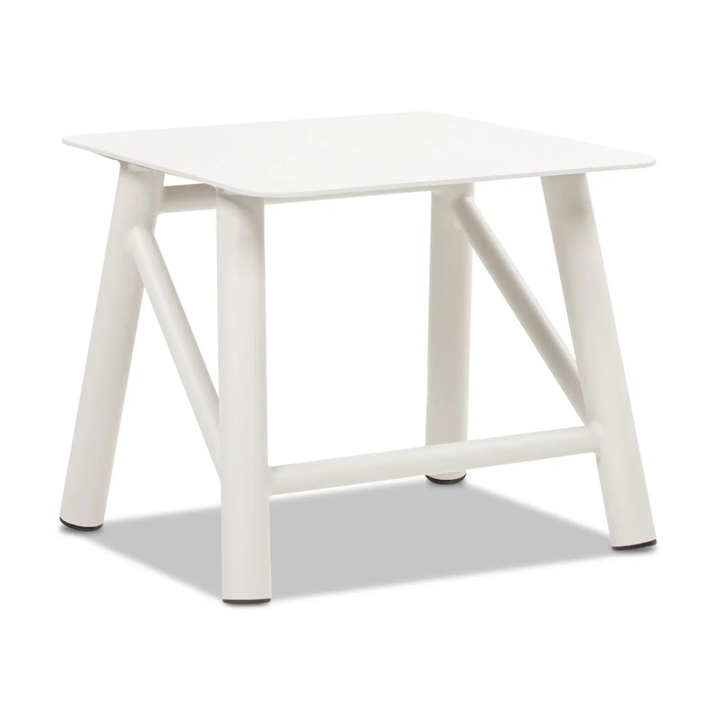 Atlas 19.5" Square Outdoor Patio Side Table Light by HouseOfZazla