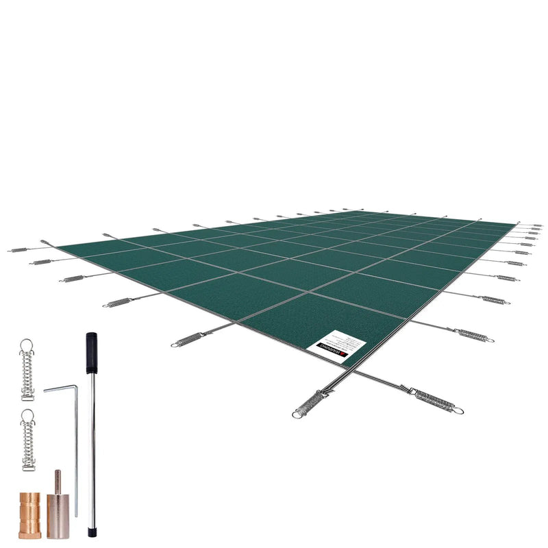 Pool Safety Cover Fits 20 x 38 ft Rectangle Inground Pools by HouseOfZazla