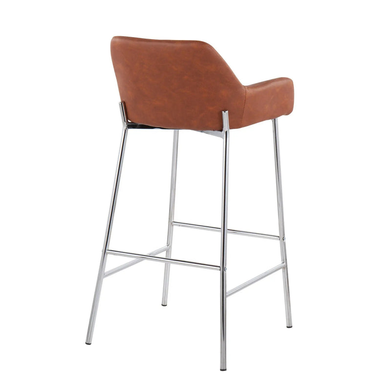 Daniella - Contemporary Fixed Height Bar Stool (Set of 2) by HouseOfZazla