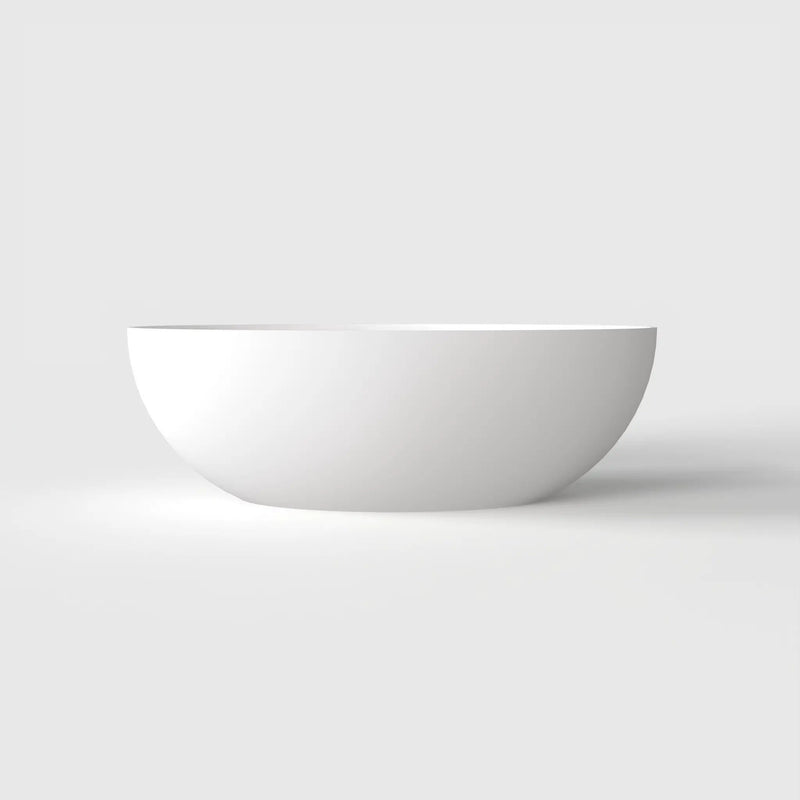 67 Inch Freestanding Solid Surface Soaking Bathtub by HouseOfZazla
