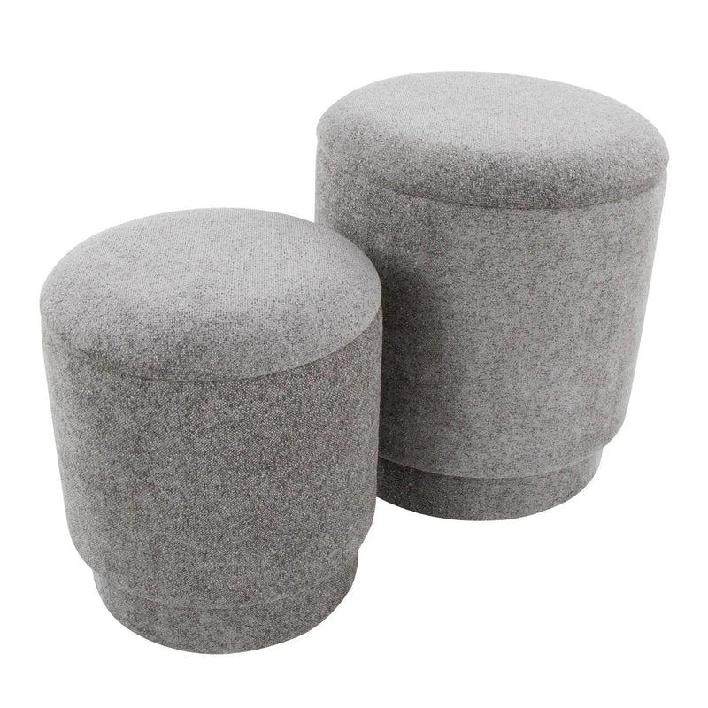 Marla - Upholste Contemporary Ottoman Set by Unique Piece Furniture