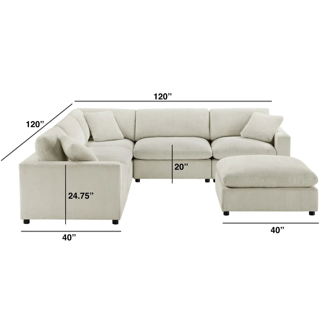 Chelsea - Modular Sectional by HouseOfZazla