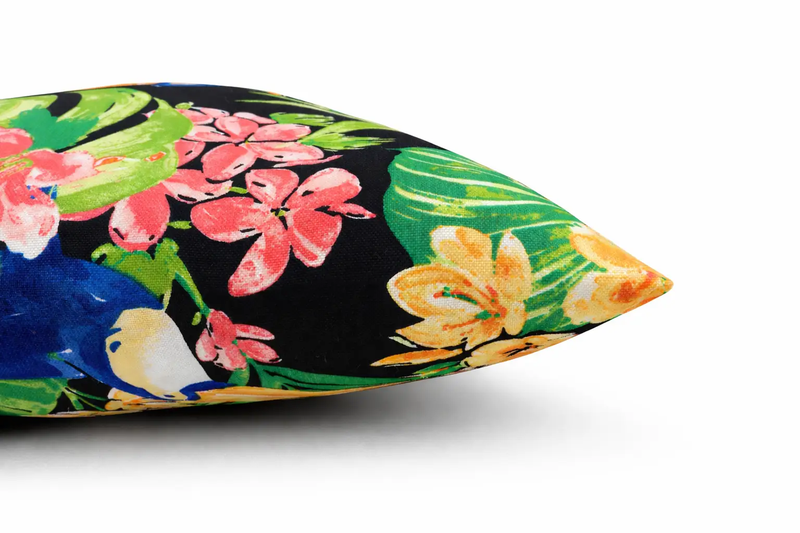 2 Pack Outdoor Throw Pillows, Waterproof & Fade-Resistant Patio Cushions by HouseOfZazla