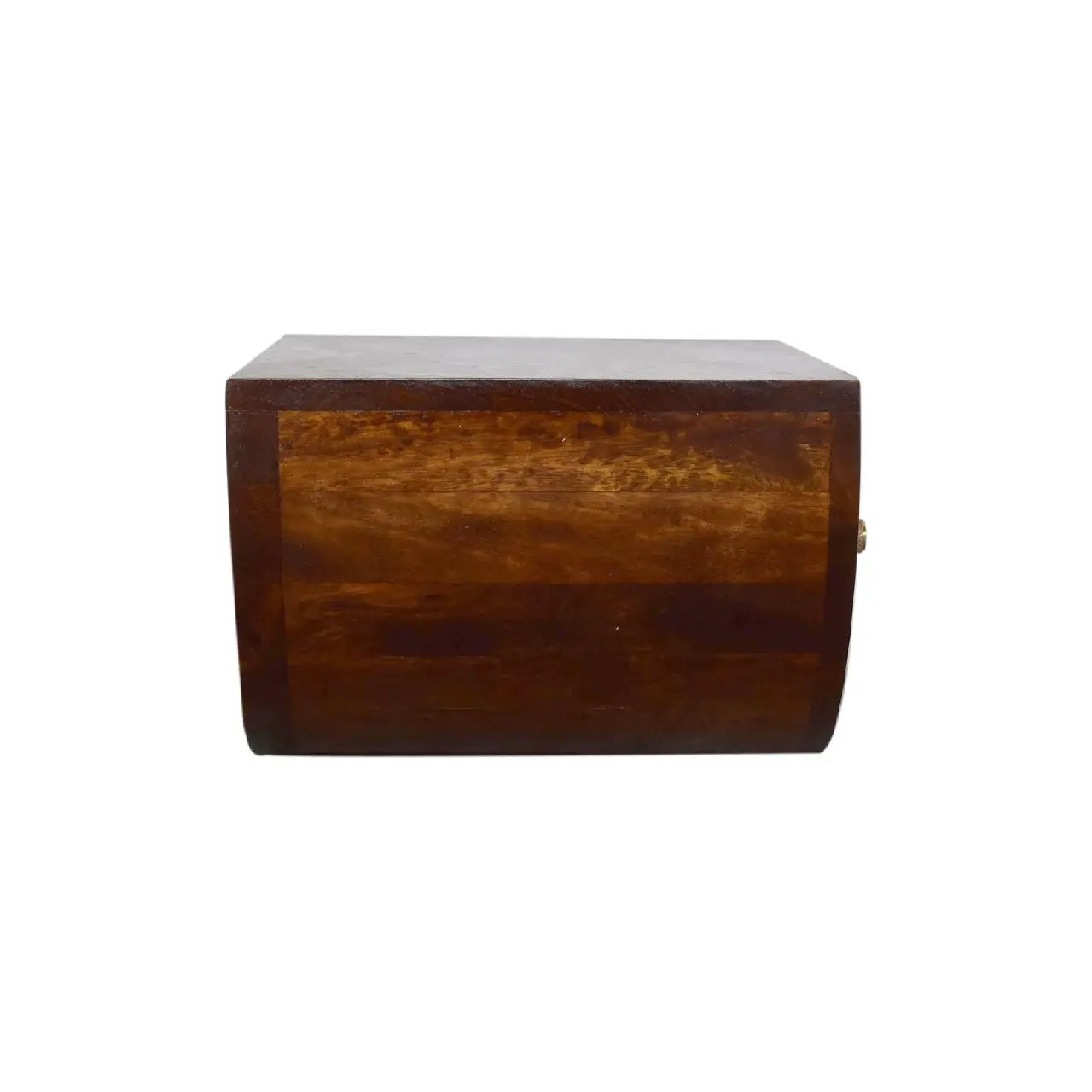 Solid Wood Chestnut Crescent Floating Nightstand by HouseOfZazla