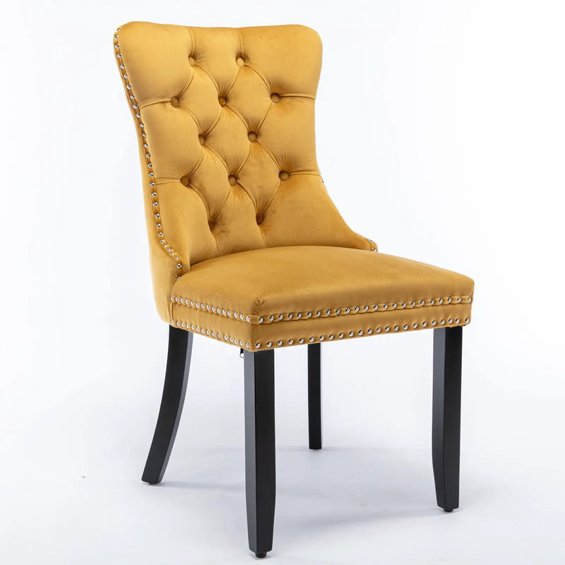 Nikki - High-End Tufted Dining Chair (Set of 2) by HouseOfZazla