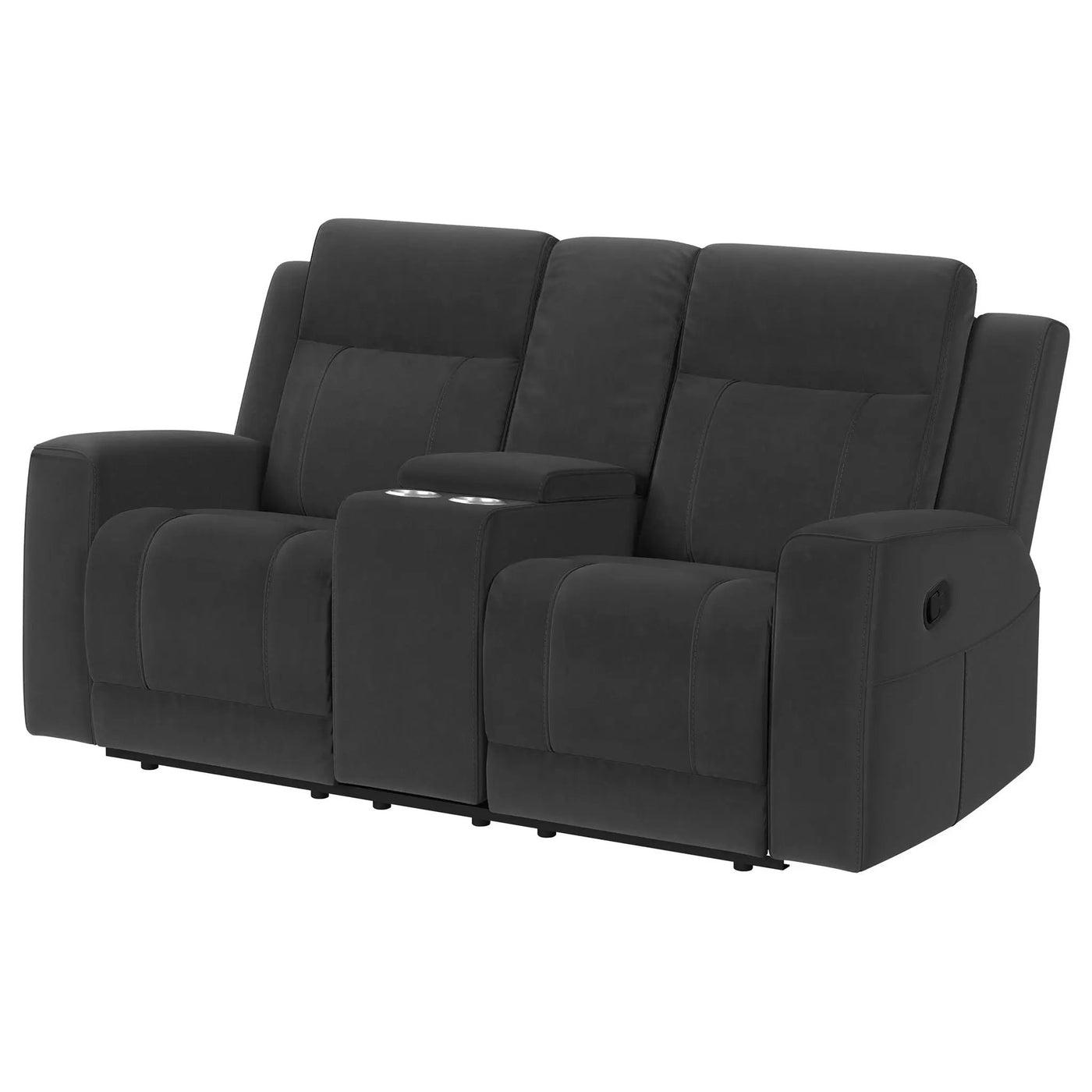 Slater - Reclining Loveseat With Manual Levers by HouseOfZazla