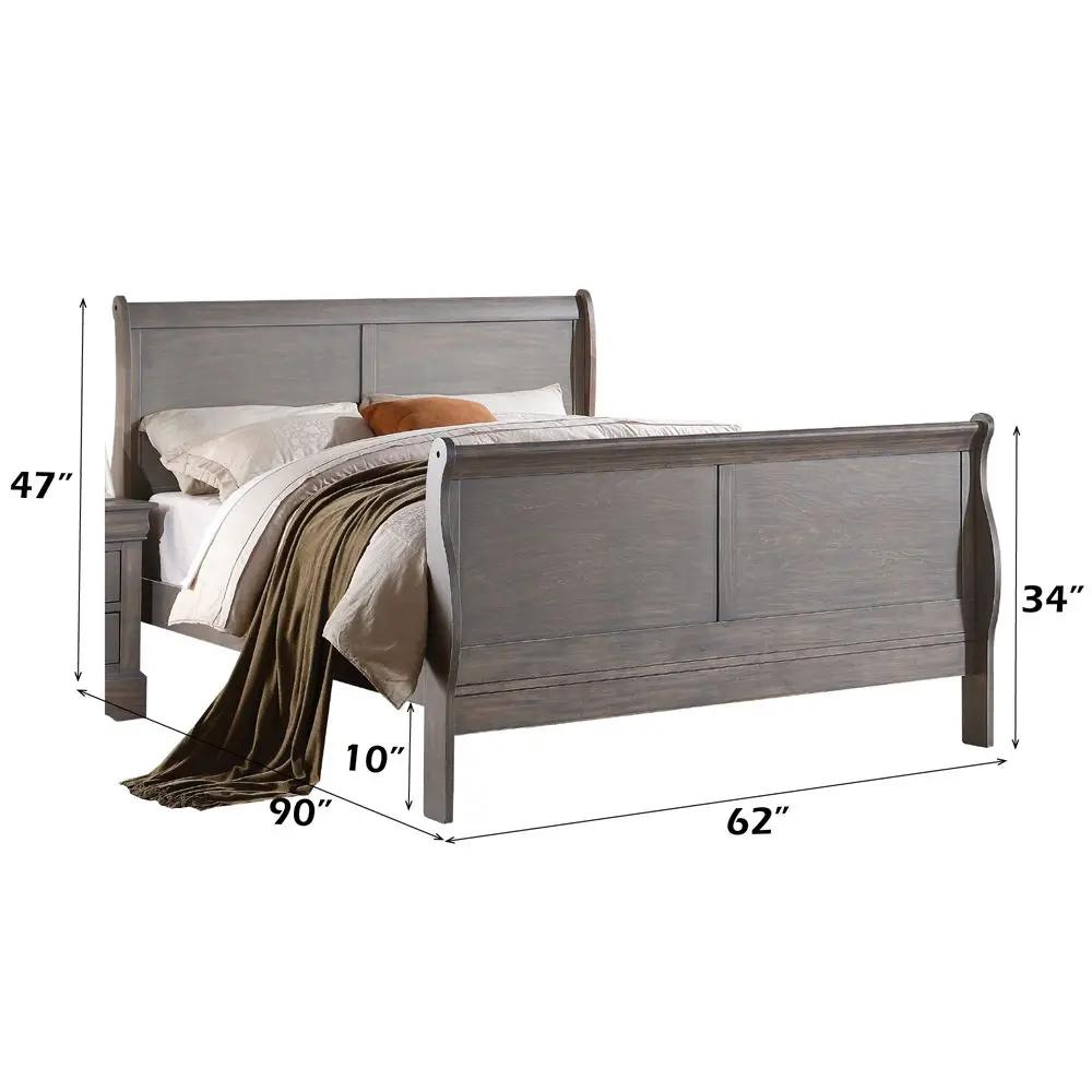 Louis Philippe III - Bed (FB 34"H) by Unique Piece Furniture
