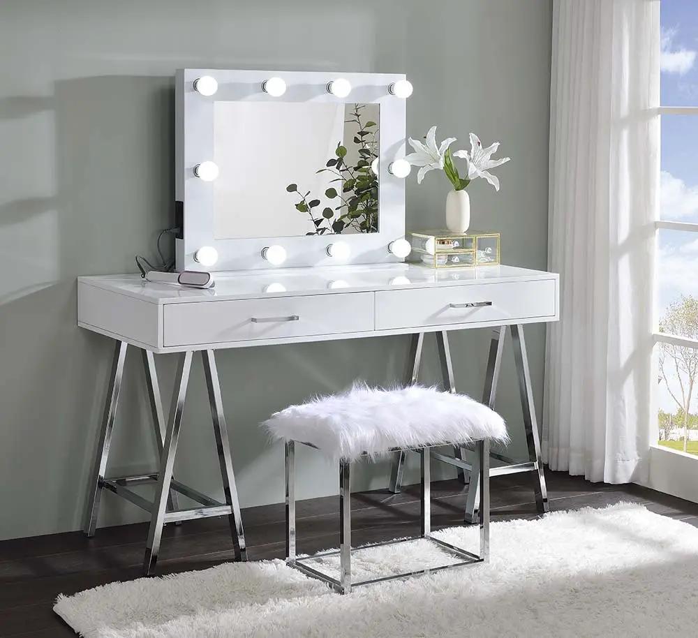 Avery - Accent Mirror - White by Unique Piece Furniture