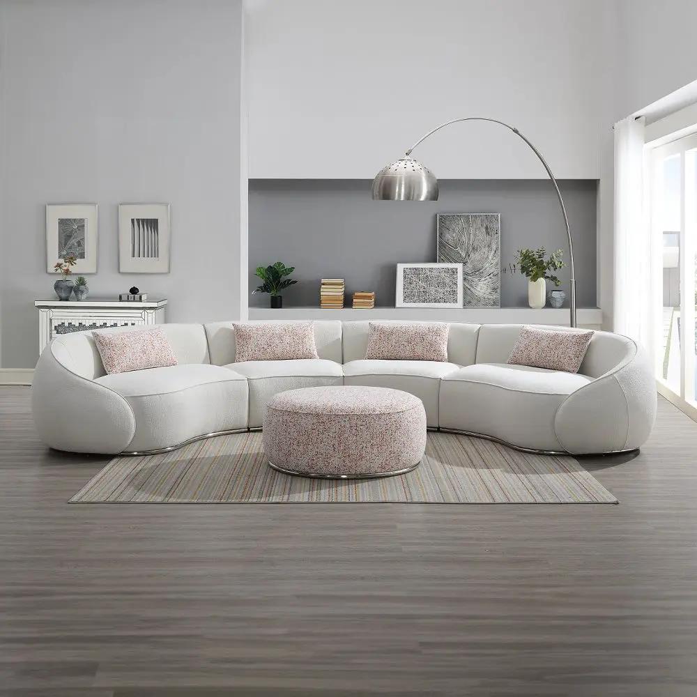 Sahara - Ottoman - Pattern Fabric by Unique Piece Furniture