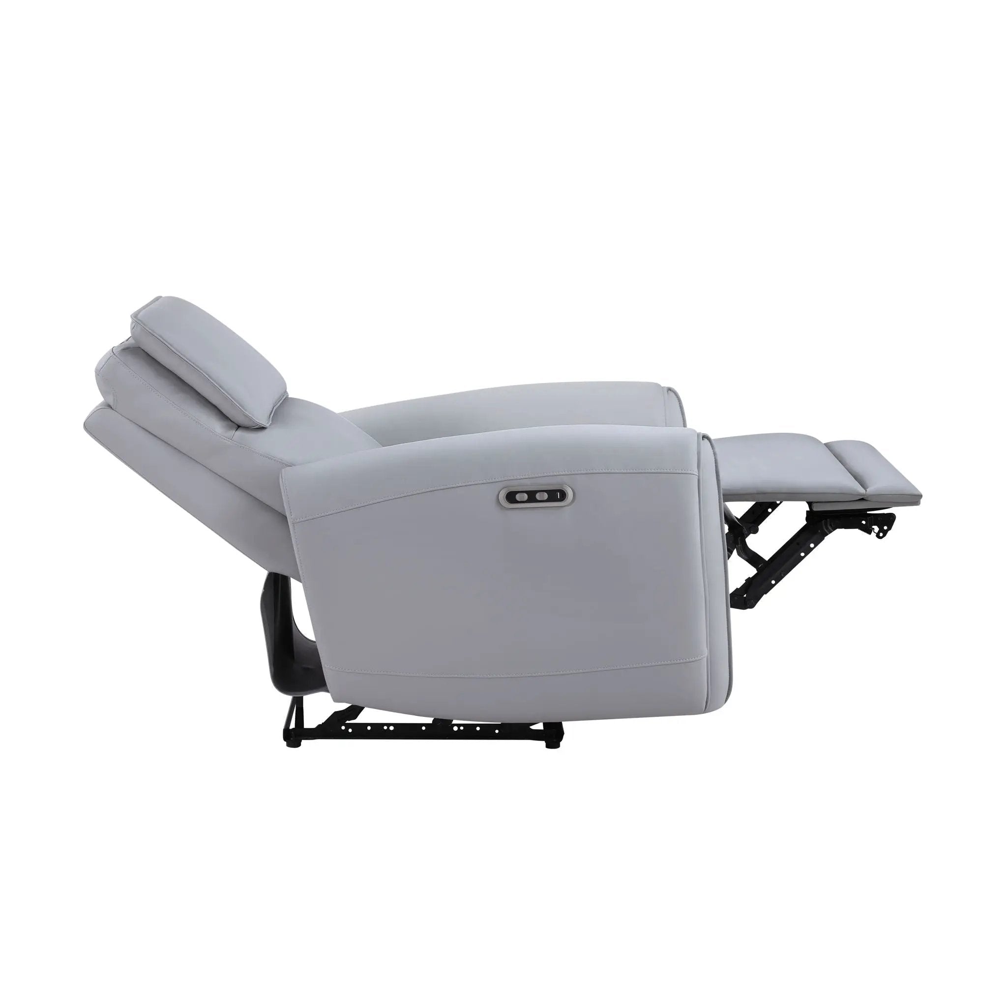 Jeromie - Power Motion Recliner With USB Port - Gray by HouseOfZazla