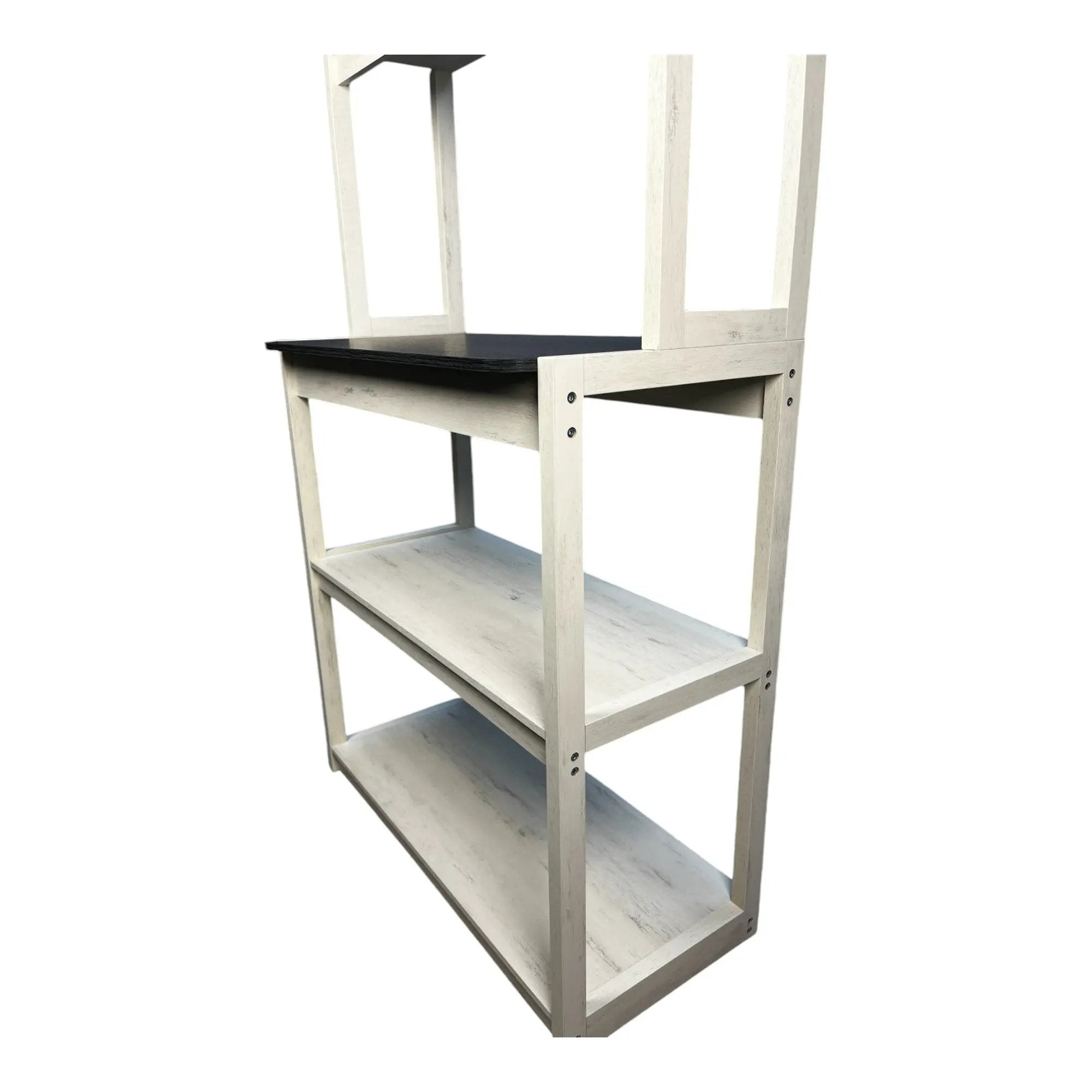 31.5" Baker's Rack in White and Black by HouseOfZazla