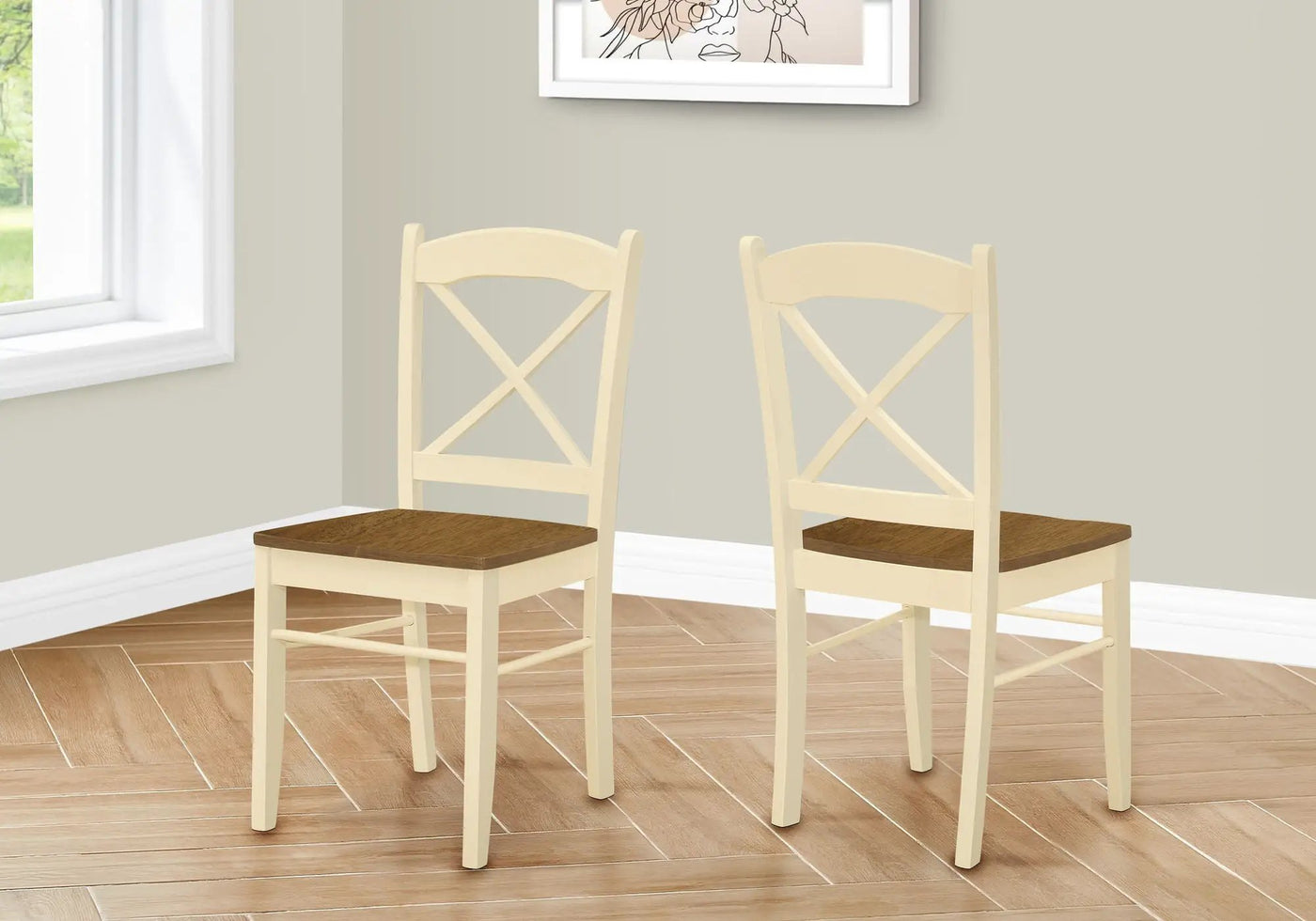 Dining Chair, Side, Dining Room, Transitional (Set of 2) by HouseOfZazla