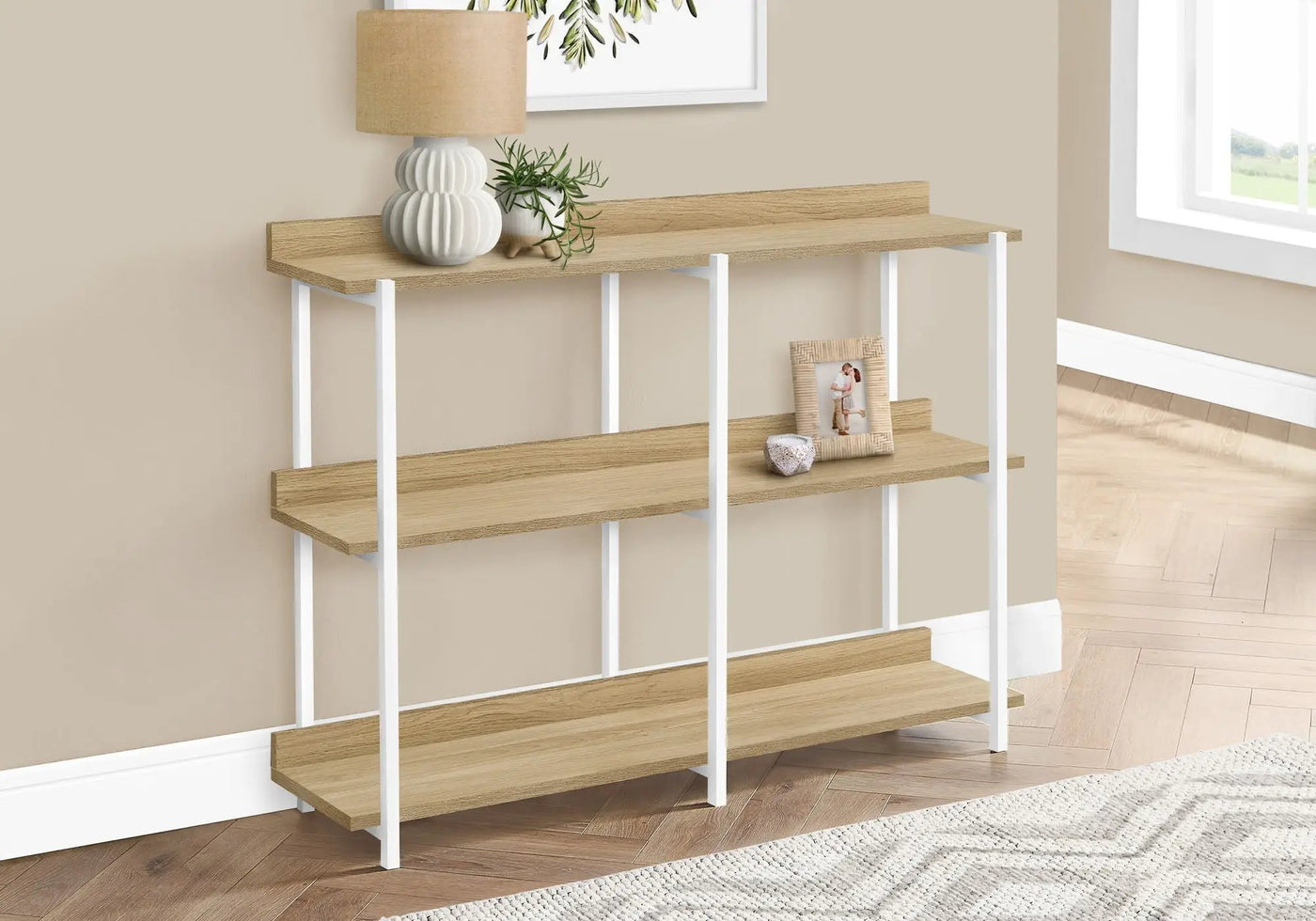 Accent Console Table For Entryway, 3 Tier Design by HouseOfZazla