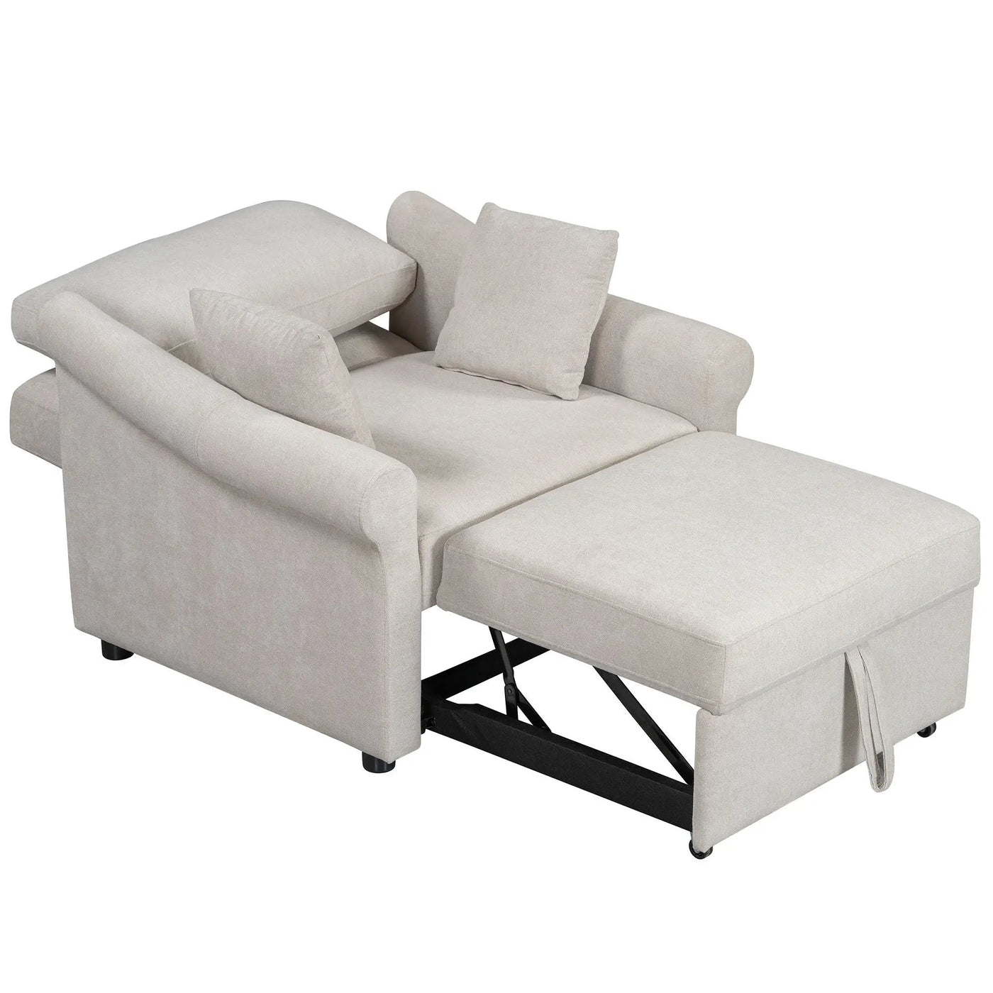 Convertible Sleeper Chair With Adjustable Backrest by HouseOfZazla