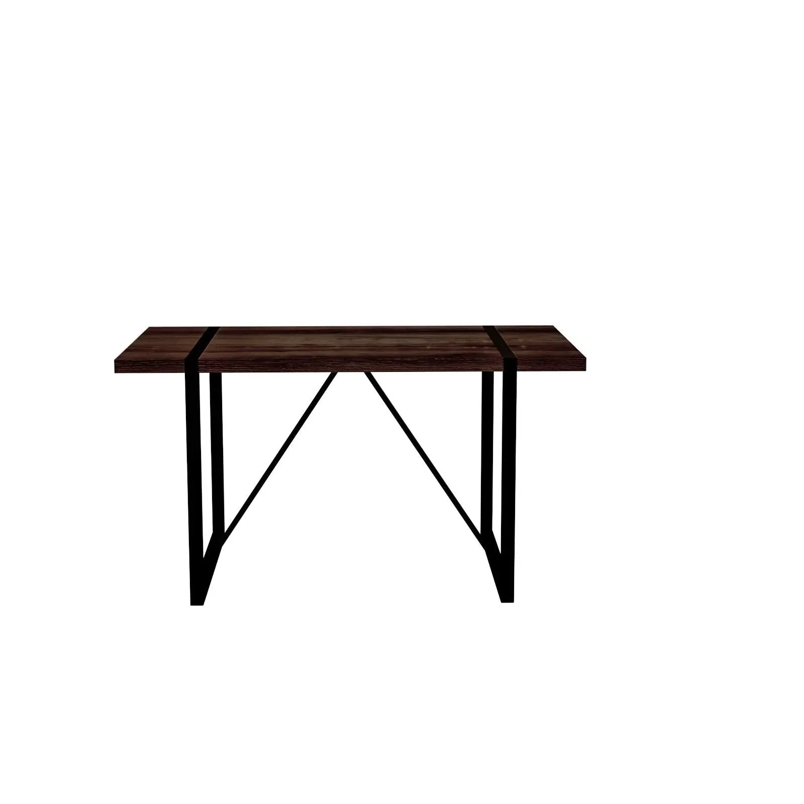 Modern Dining Table With Metal Legs For 4 - 6 Person by HouseOfZazla