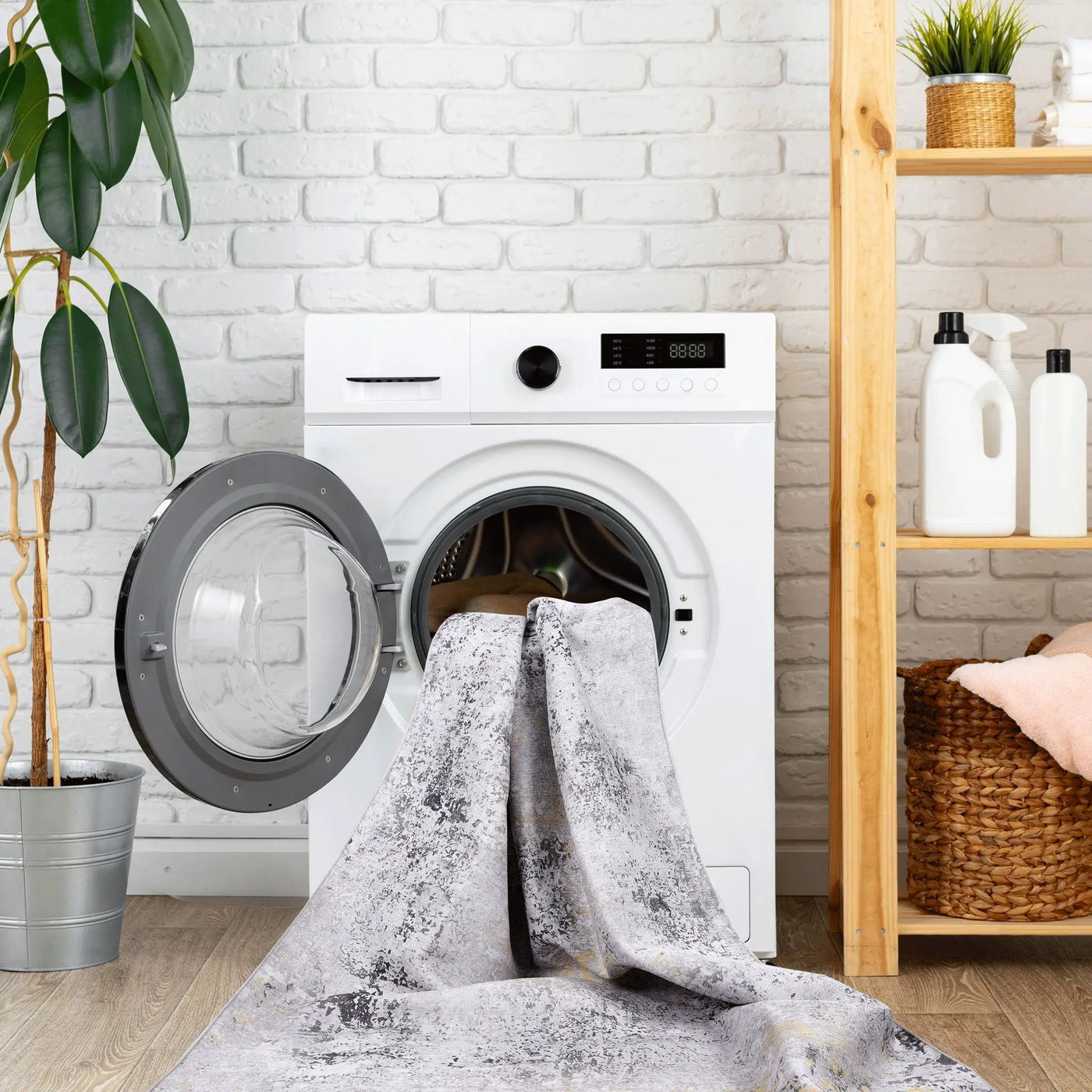 Maval - Machine Washable Area Rug by HouseOfZazla