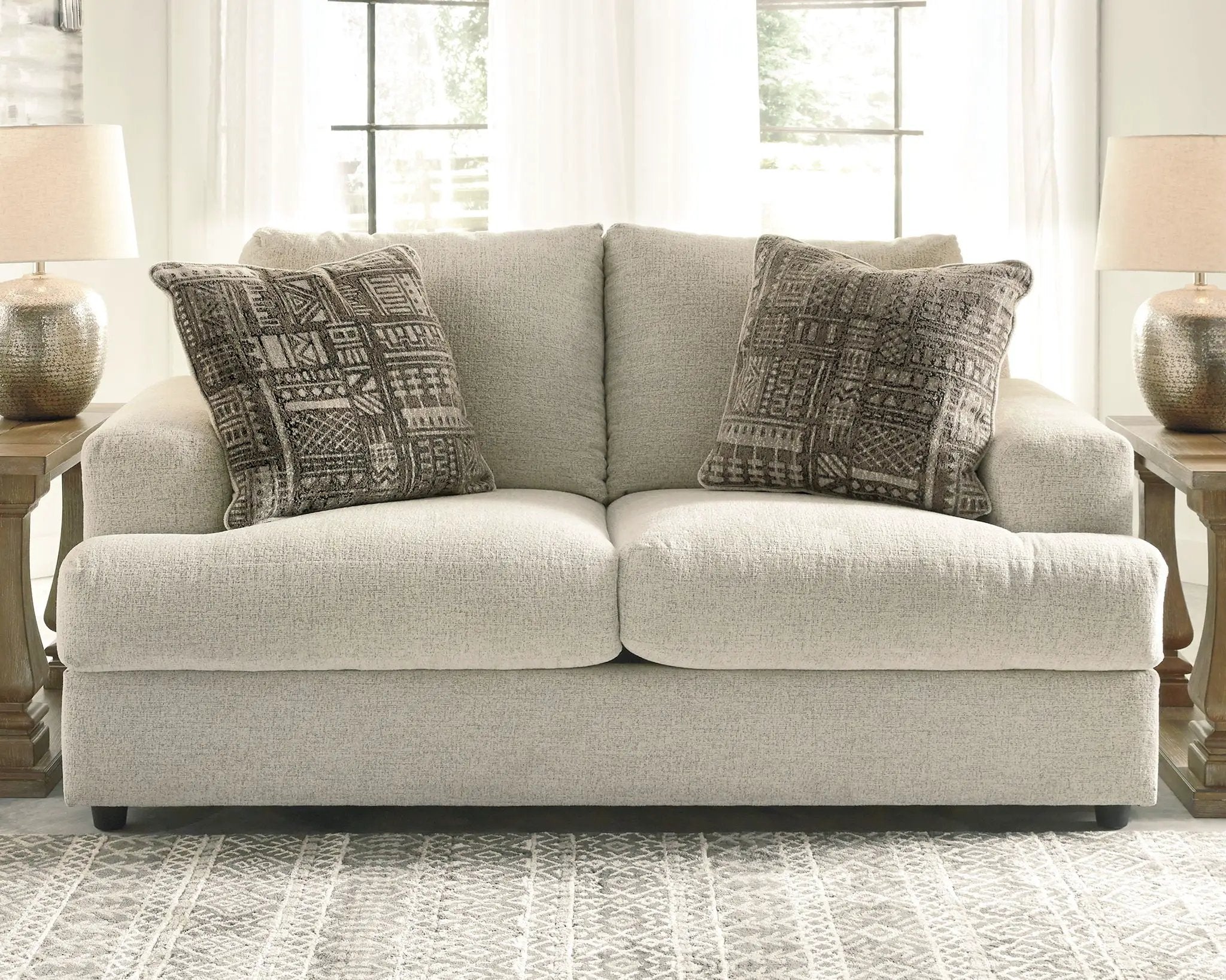 Soletren - Stationary Loveseat by Unique Piece Furniture