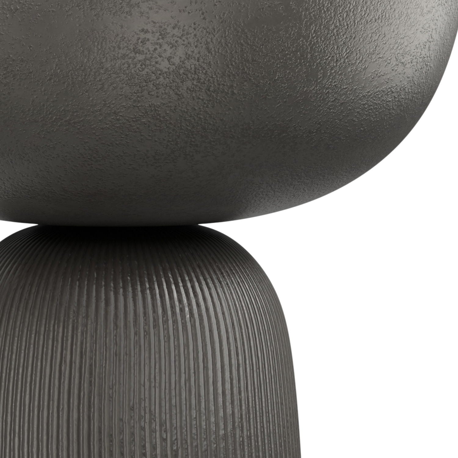 Hughes - Cast Aluminum Side Table - Black by HouseOfZazla