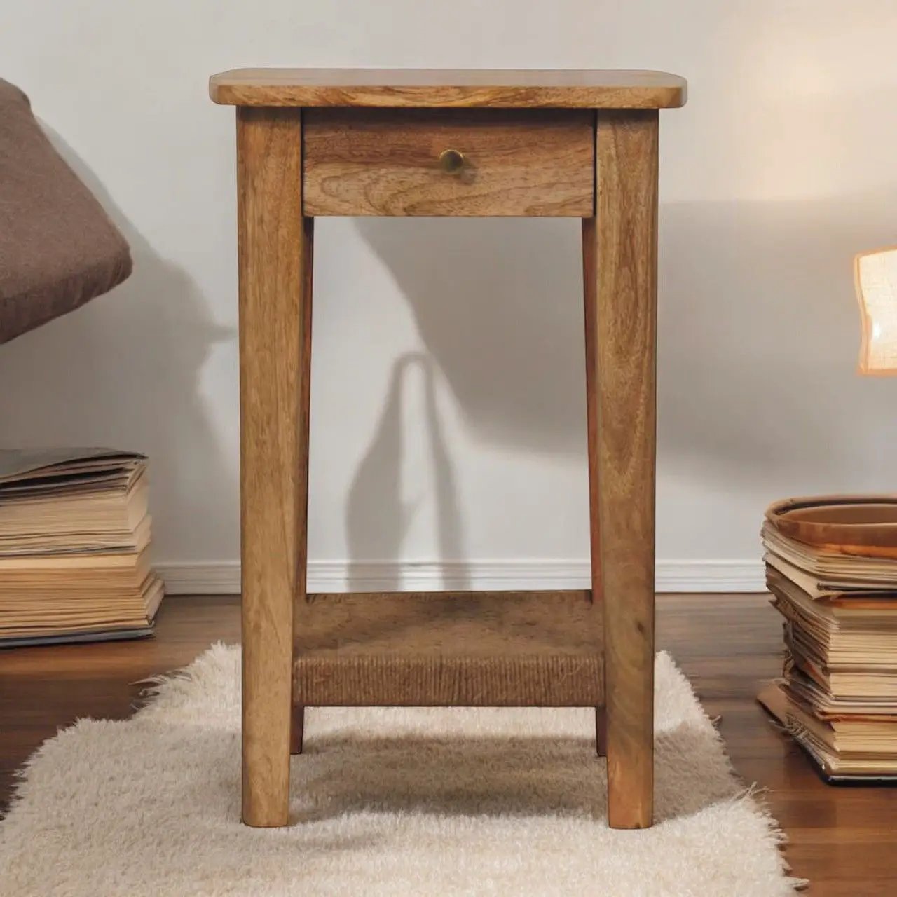 Rope 1 Drawer Table by HouseOfZazla