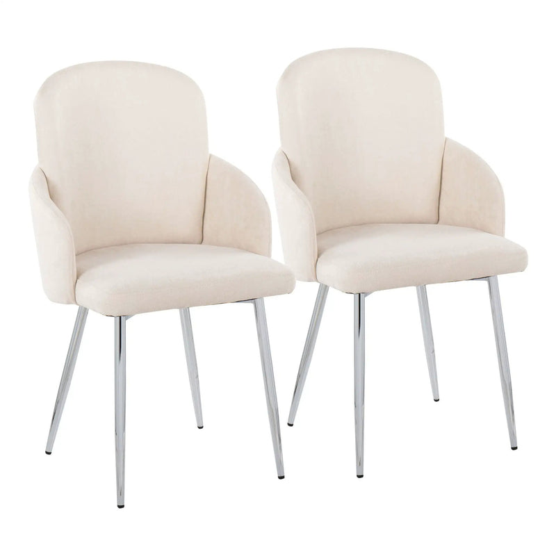 Dahlia - Contemporary, Dining Chair (Set of 2) by HouseOfZazla