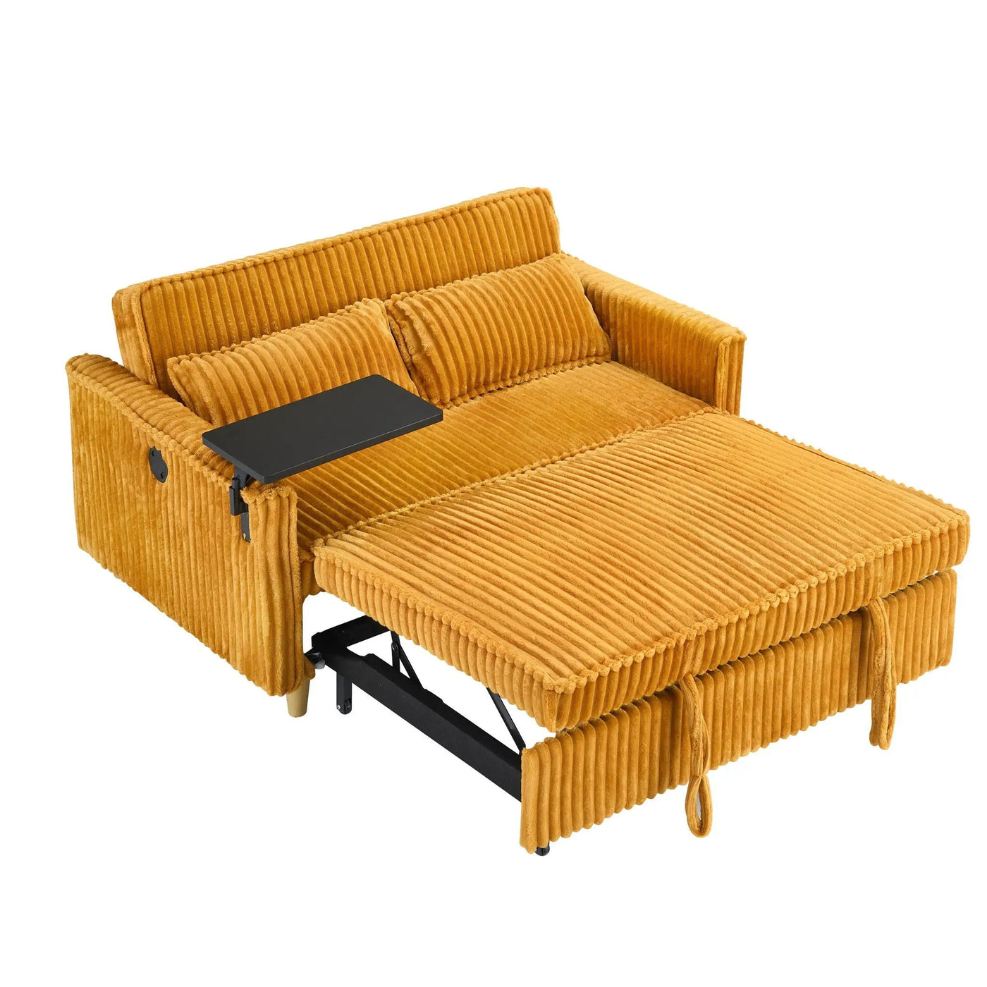 Pull Out Sofa With Movable Tabletop And USB Ports by HouseOfZazla