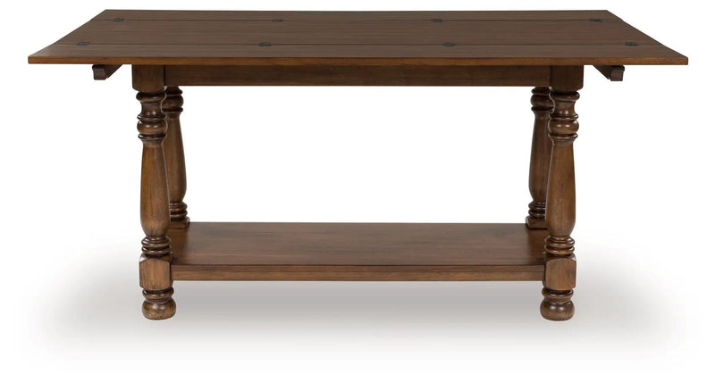 Sturlayne - Flip Top Sofa Table - Brown by Unique Piece Furniture