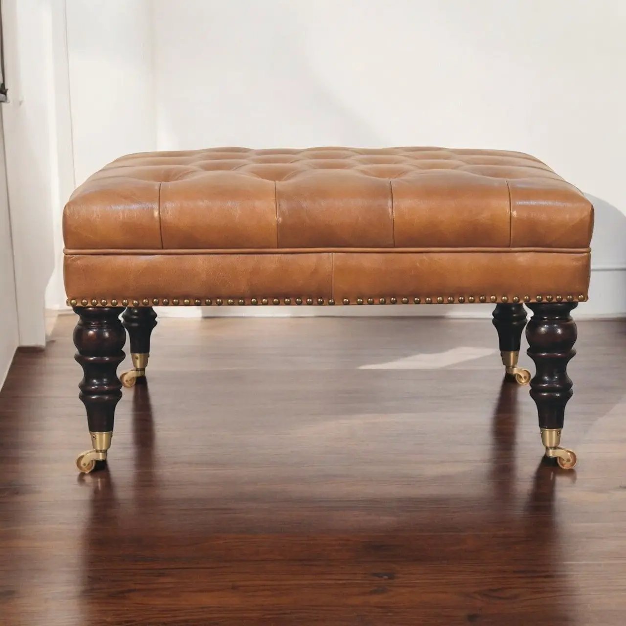 Buffalo - Ottoman With Castor Legs by Unique Piece Furniture