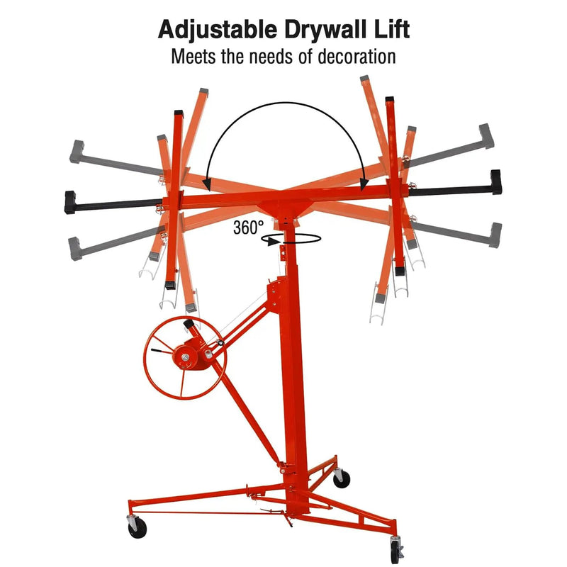 Drywall Lift 11FT - Heavy Duty Sheetrock Hoist by HouseOfZazla