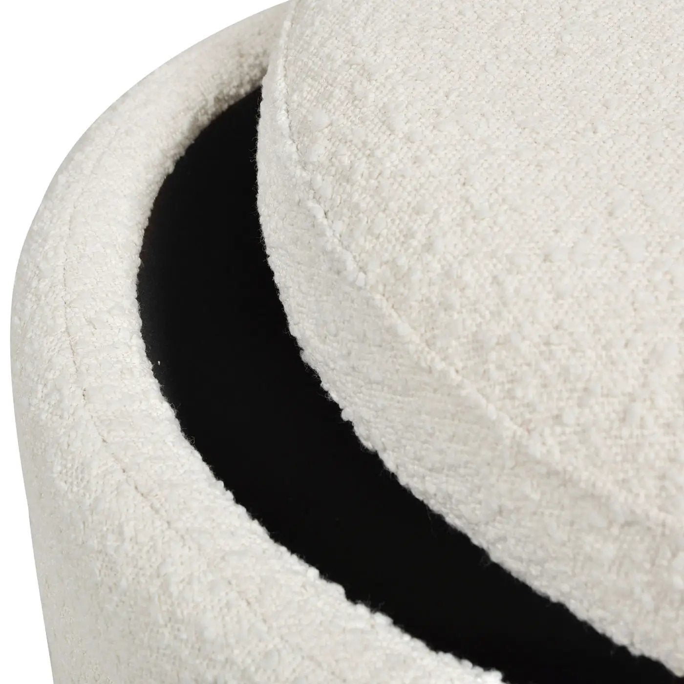 Fuji - Oversized Round Storage Ottoman by Unique Piece Furniture