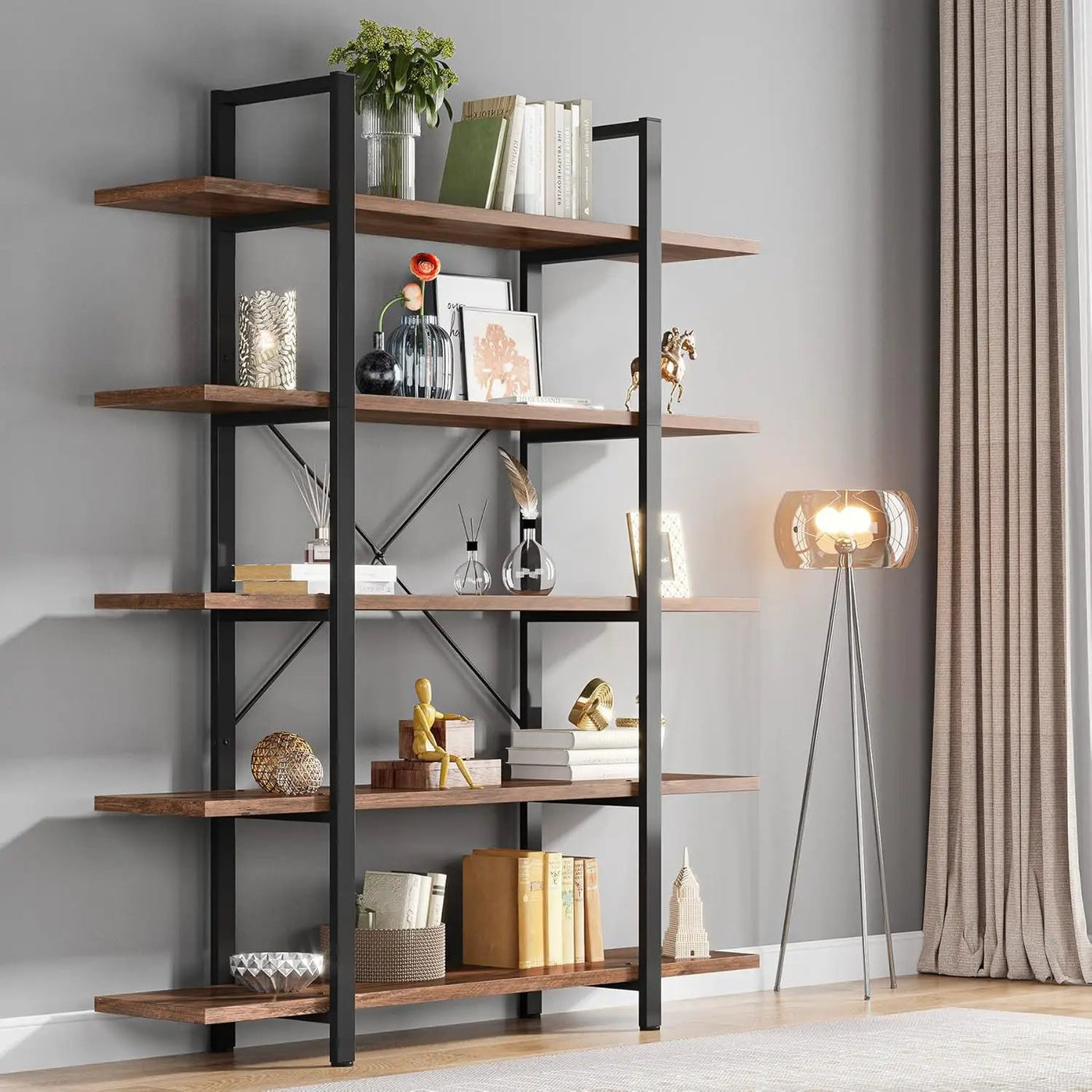 5 Tier Bookshelf For Home by HouseOfZazla