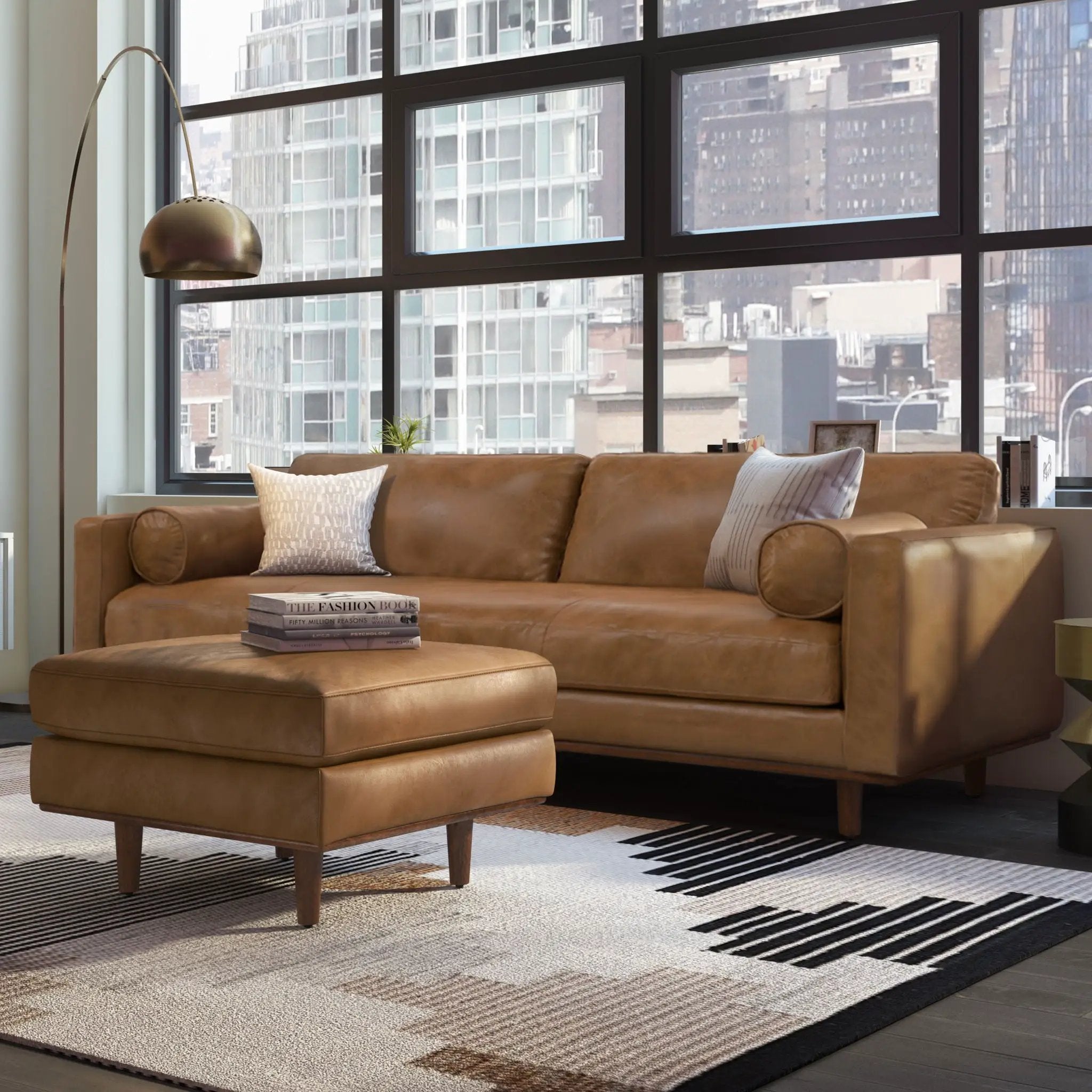 Morrison - Sofa And Ottoman Set by Unique Piece Furniture
