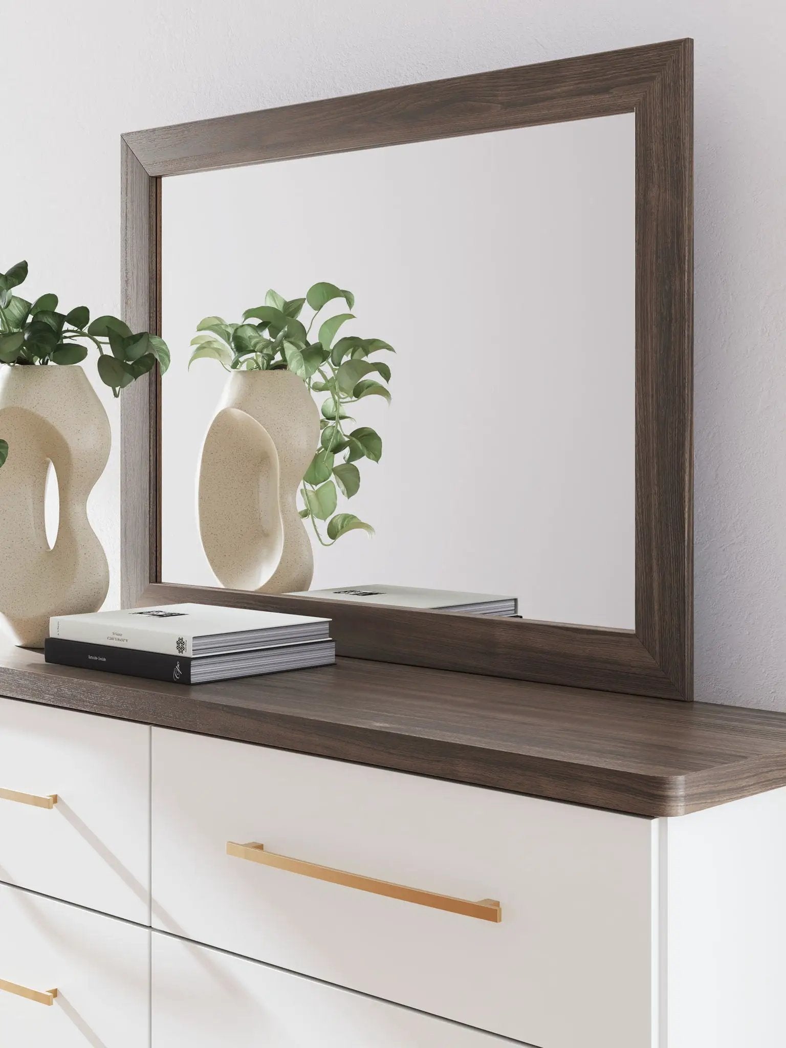Kendanport - Bedroom Mirror - Brown by Unique Piece Furniture