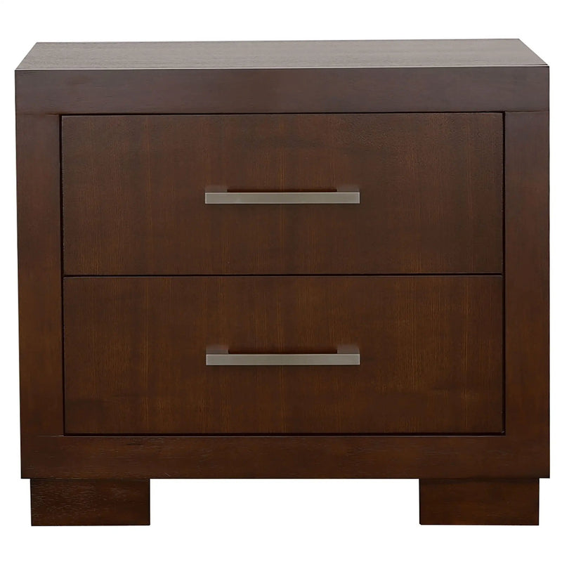 Jessica 2-drawer Nightstand Cappuccino by Unique Piece Furniture