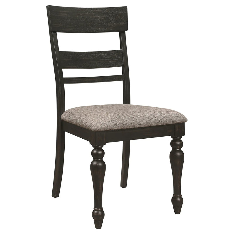 Kavita - Dining Side Chair (Set of 2) - Charcoal by HouseOfZazla