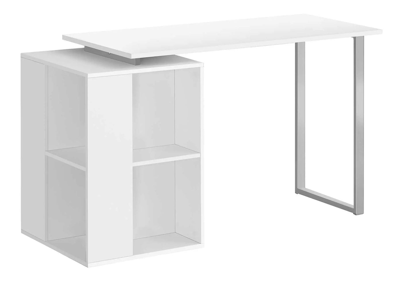 Computer Desk with Left/Right Setup and Storage Shelves by HouseOfZazla