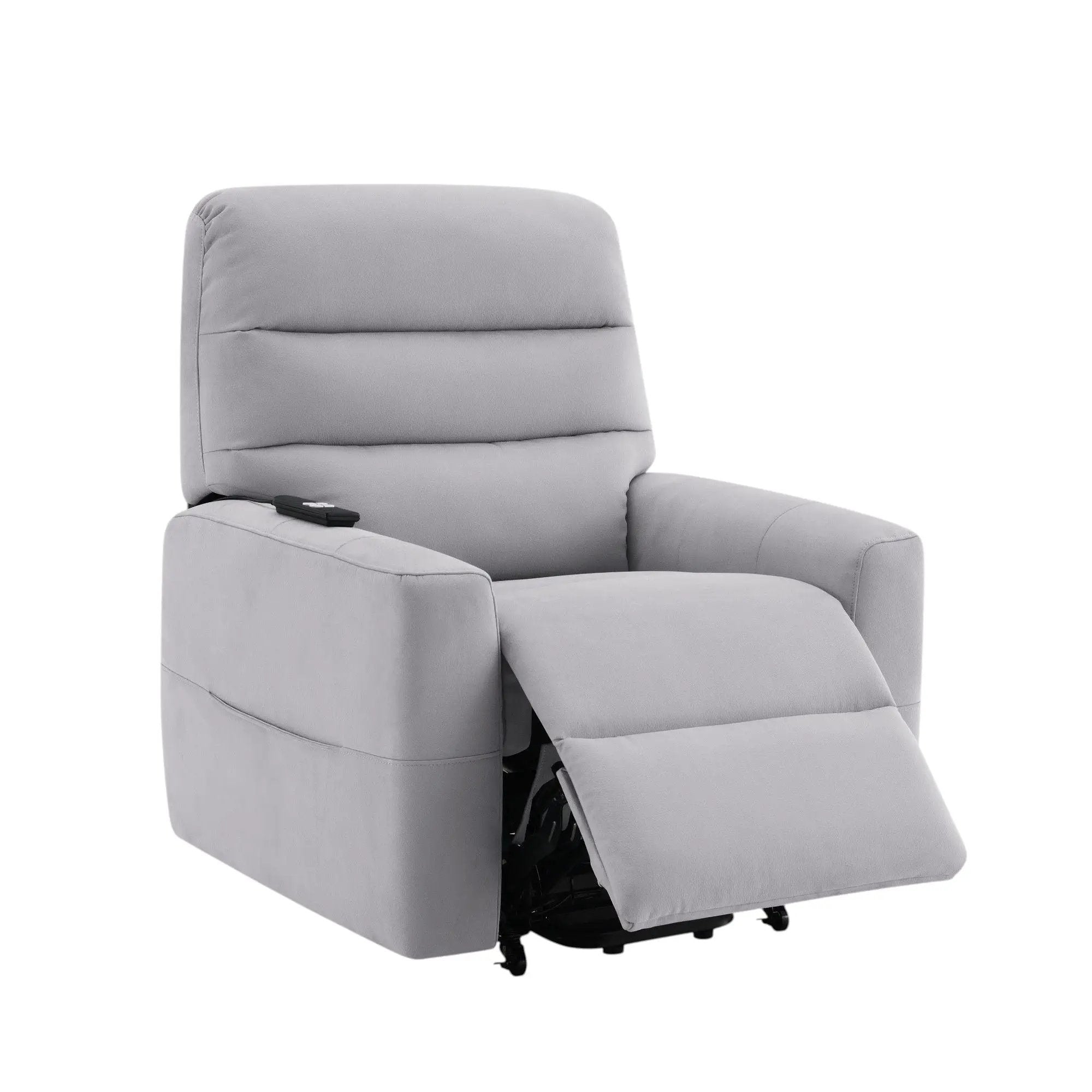 Freddie - Power Motion Recliner With Lift - Gray by HouseOfZazla