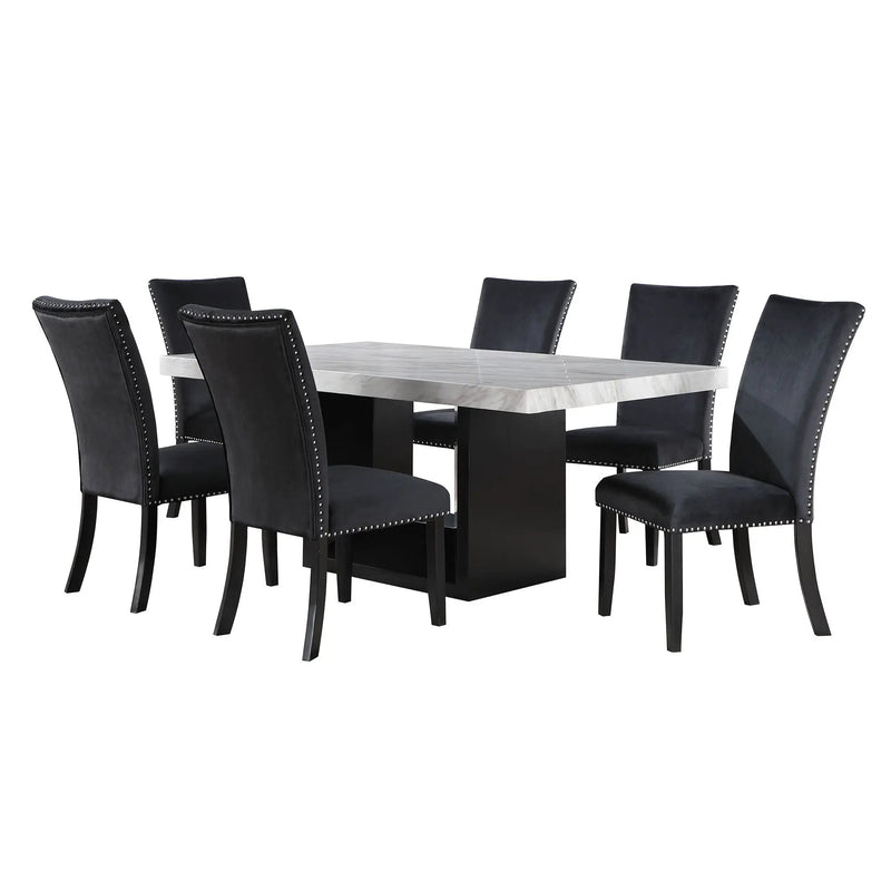 Sheena - 5 Pieces Dining Table Set - Black by Unique Piece Furniture