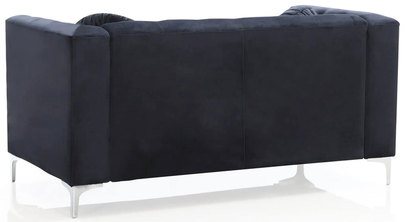 Stylish Sloped Arm Loveseat by Unique Piece Furniture
