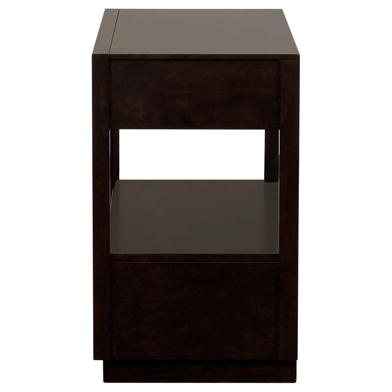 Durango 2-drawer Nightstand Smoked Peppercorn by Unique Piece Furniture