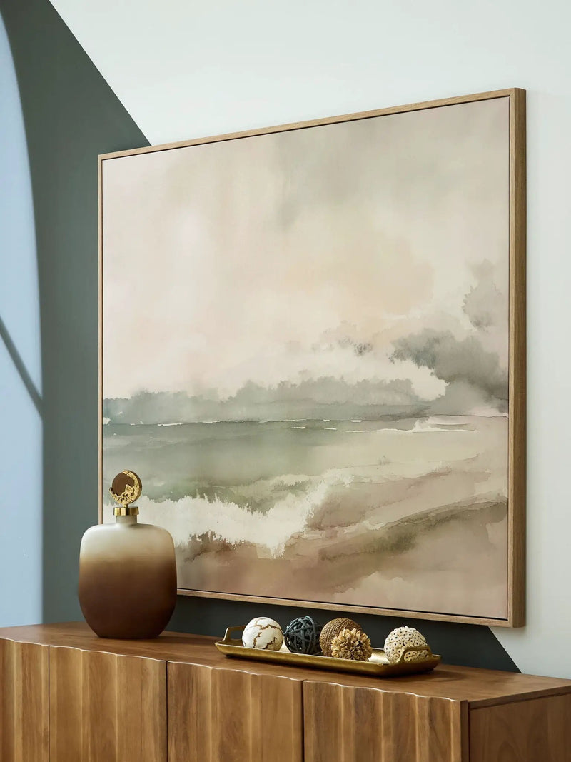 Vallus - Wall Art - Blush / Green / Gray by Unique Piece Furniture