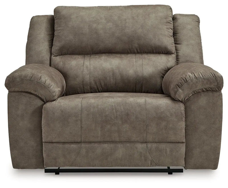 Laresview - Zero Wall Wide Seat Recliner - Fossil by Unique Piece Furniture