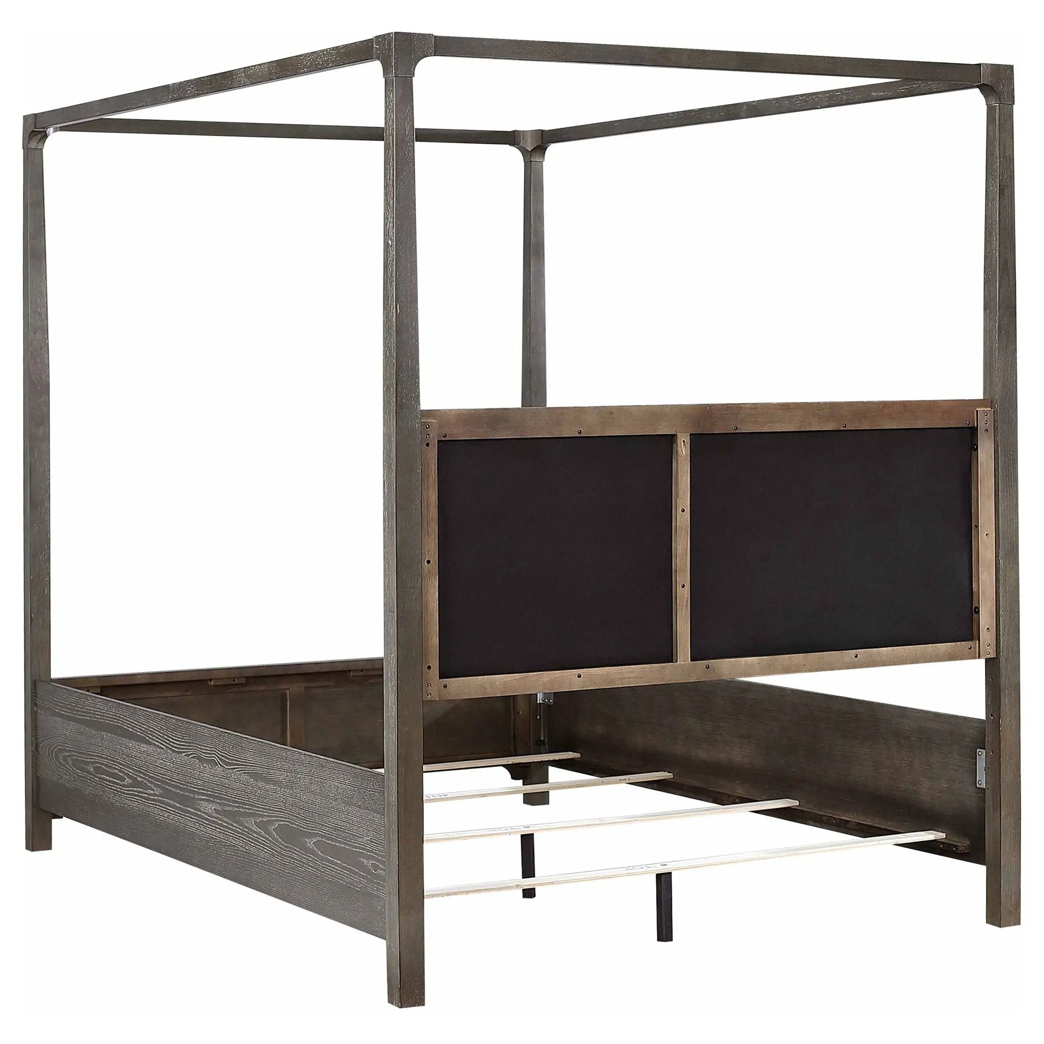 Gran Park Queen Canopy Bed Dark Cocoa by Unique Piece Furniture
