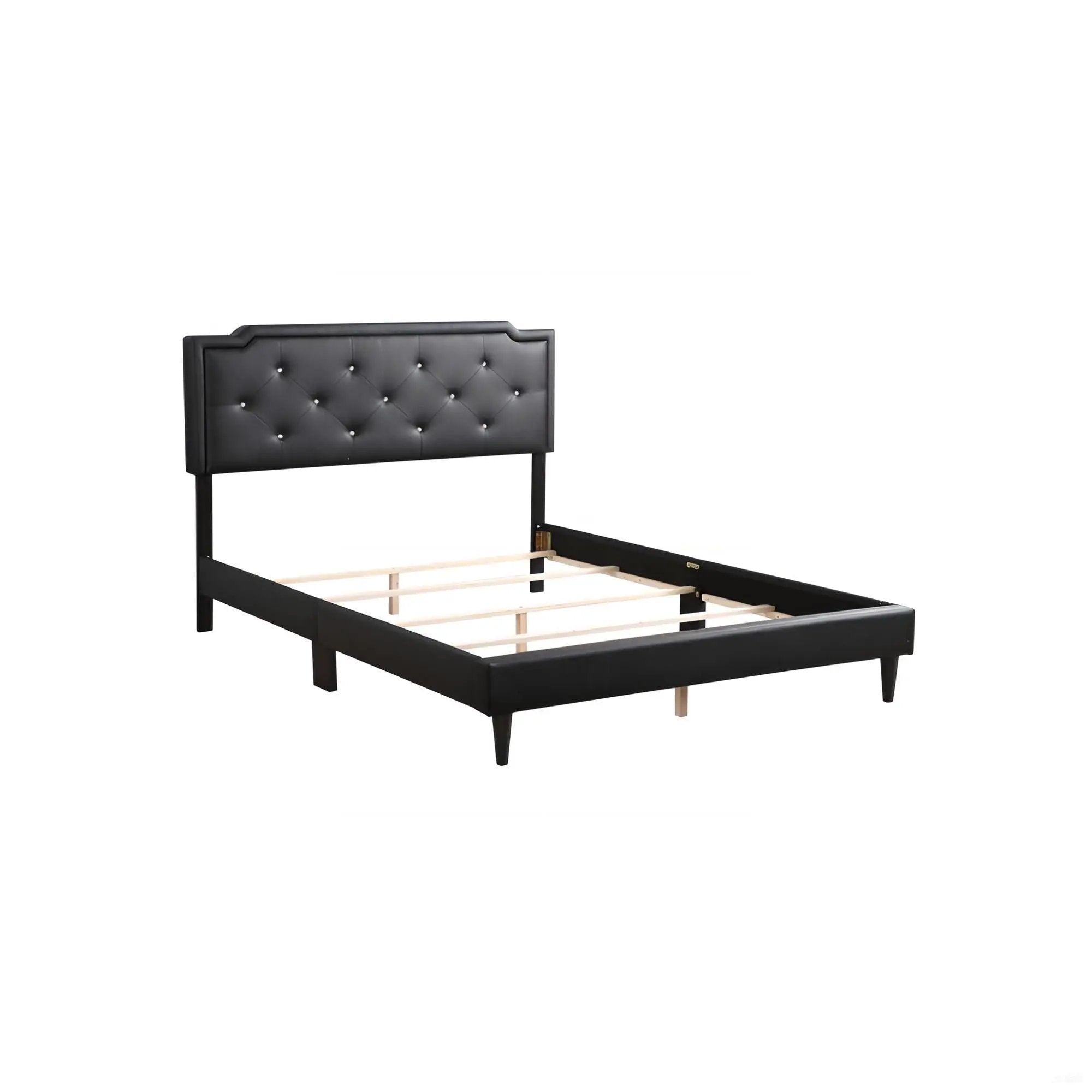 Button Tufted Bed Charming For Cozy Spaces by Unique Piece Furniture