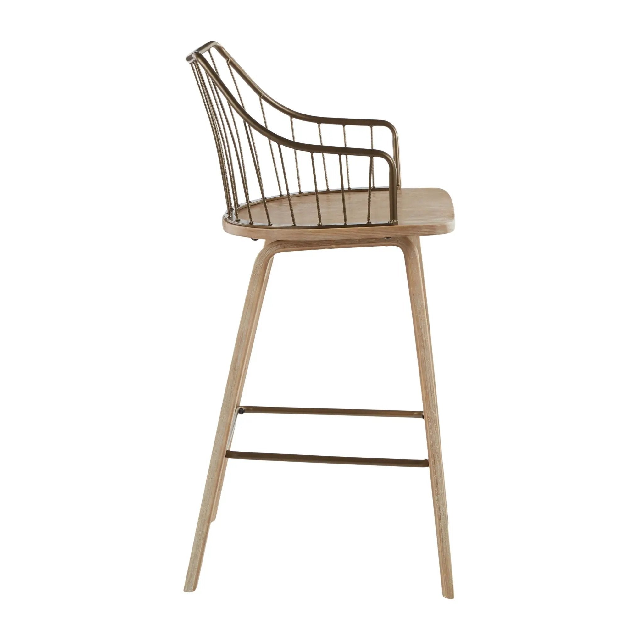 Winston - Farmhouse Counter Stool by Unique Piece Furniture