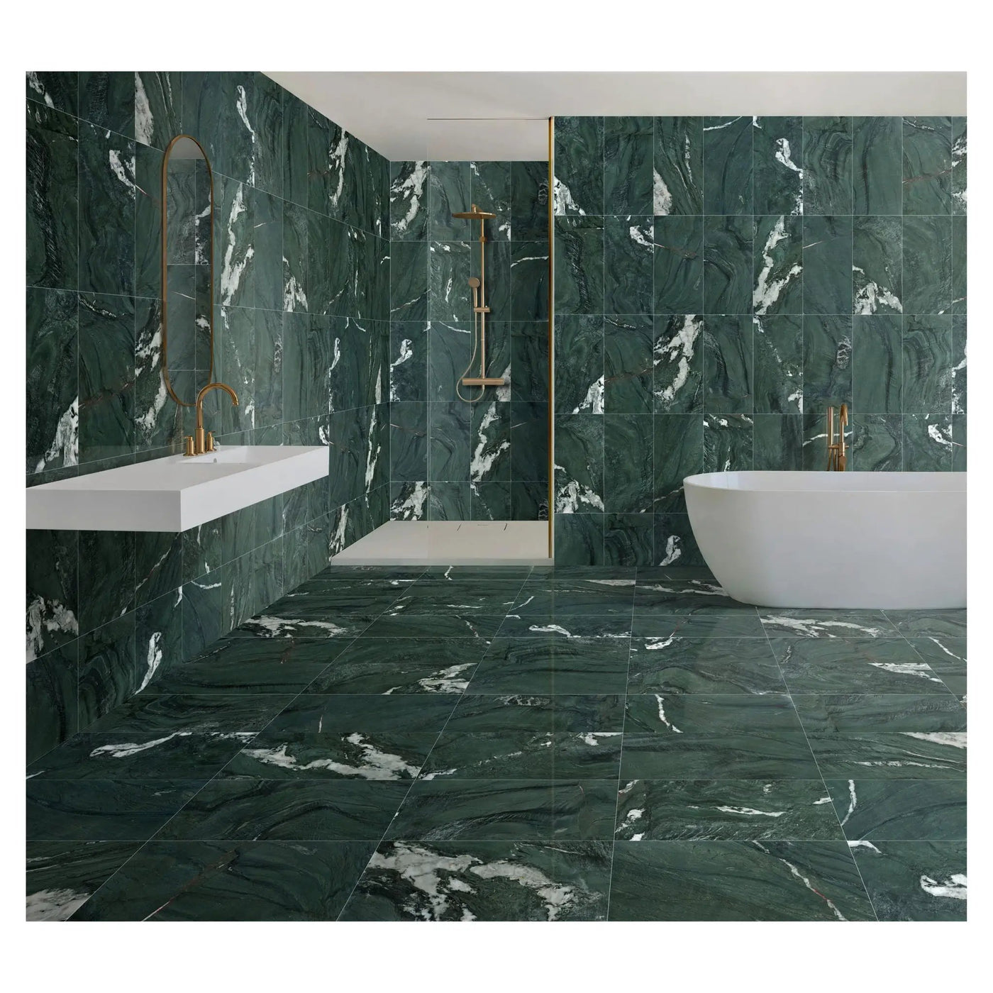 Natural Marble Polished Tile For Wall And Floor (Set of 4) by HouseOfZazla