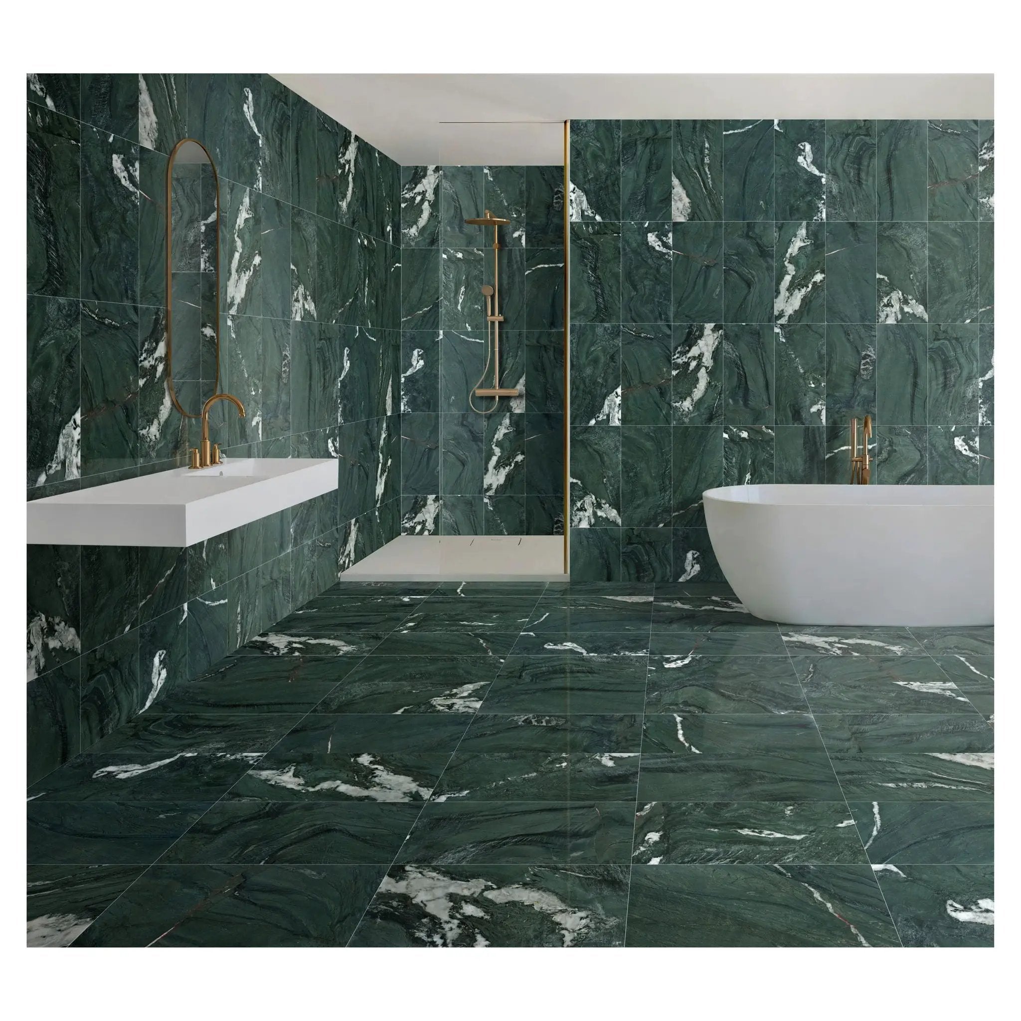 Natural Marble Polished Tile For Wall And Floor (Set of 4) by HouseOfZazla