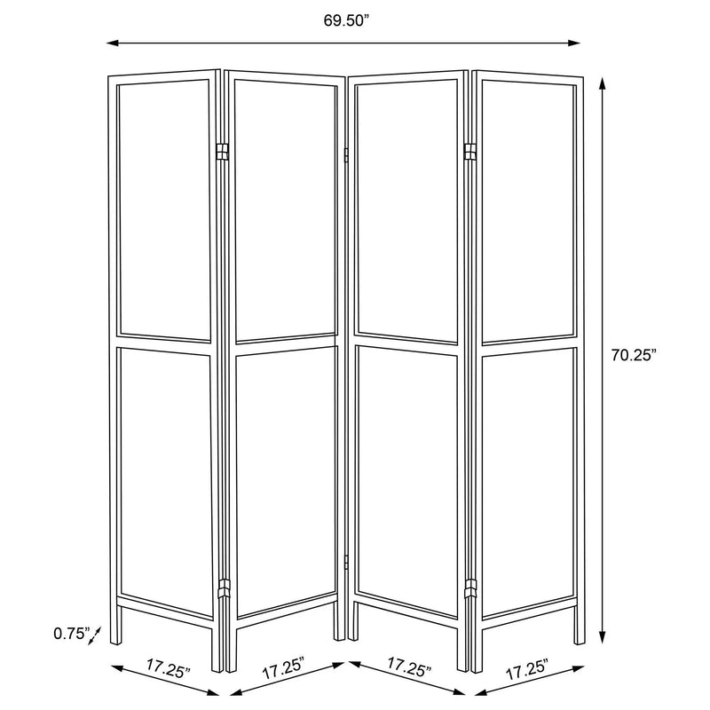4 Panel Folding Screen by HouseOfZazla