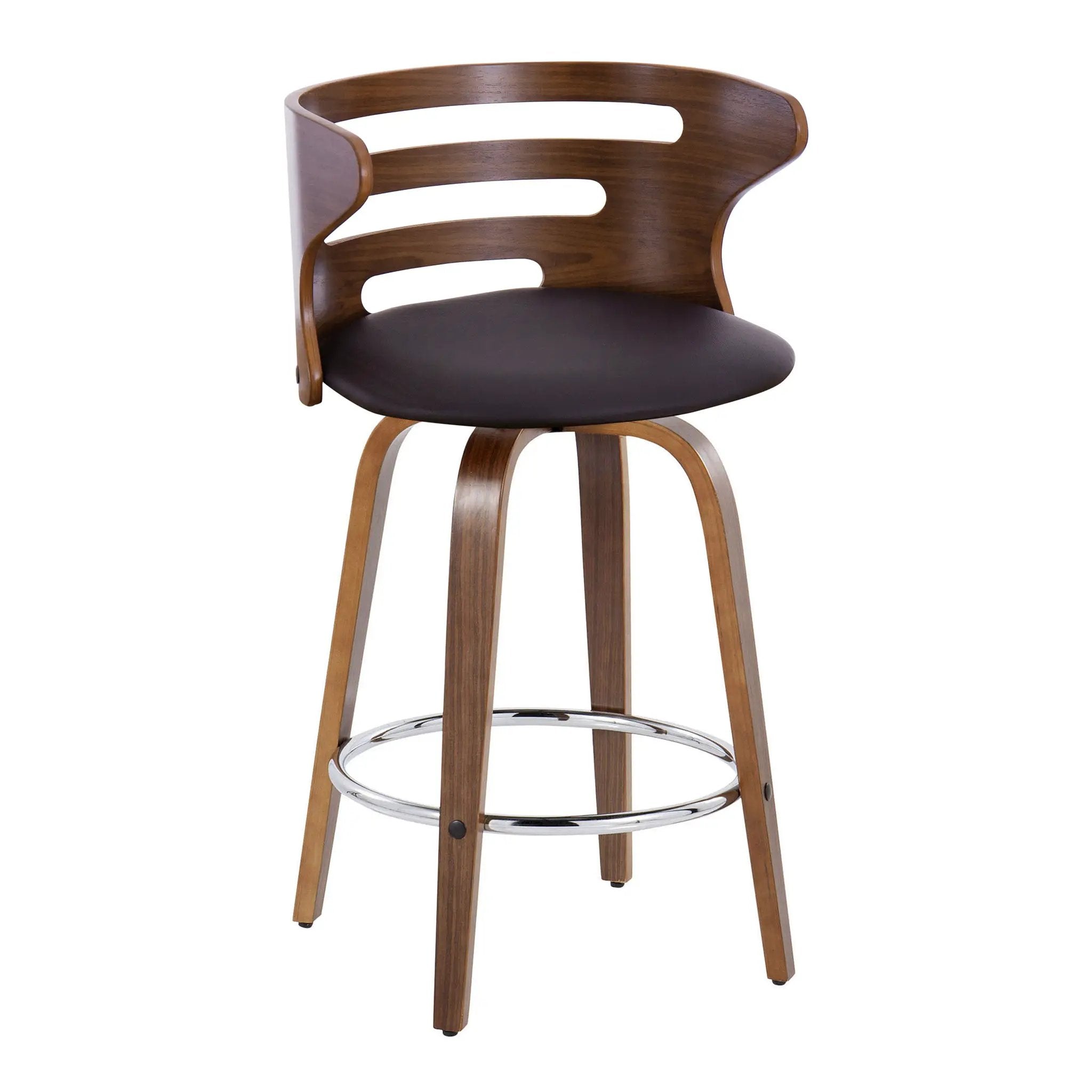 Fixed-Height Counter Stool with Swivel by HouseOfZazla