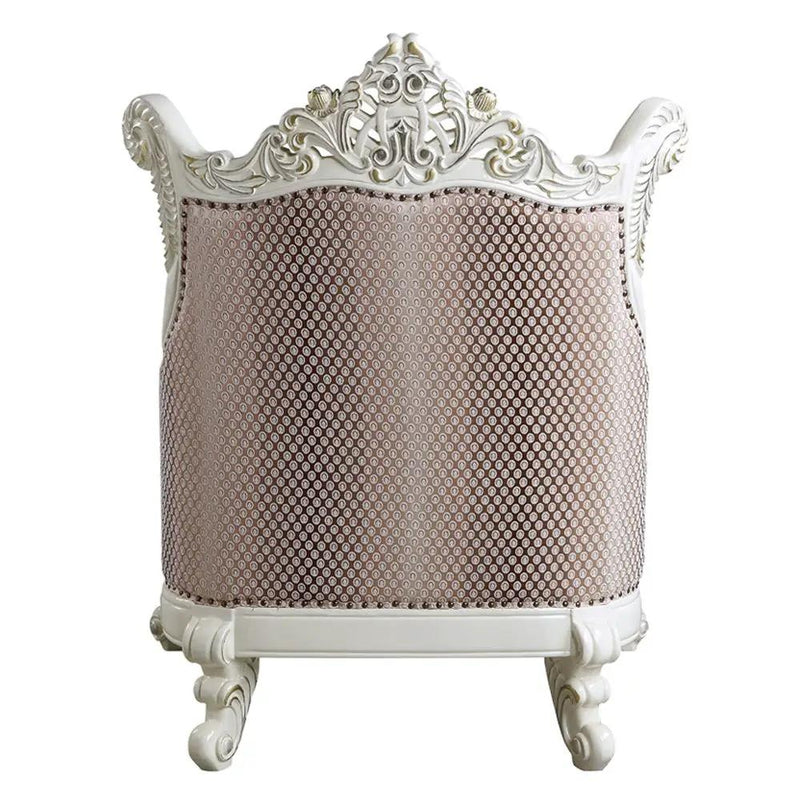 Vanaheim - Chair With Pillow - Fabric & Antique White by Unique Piece Furniture